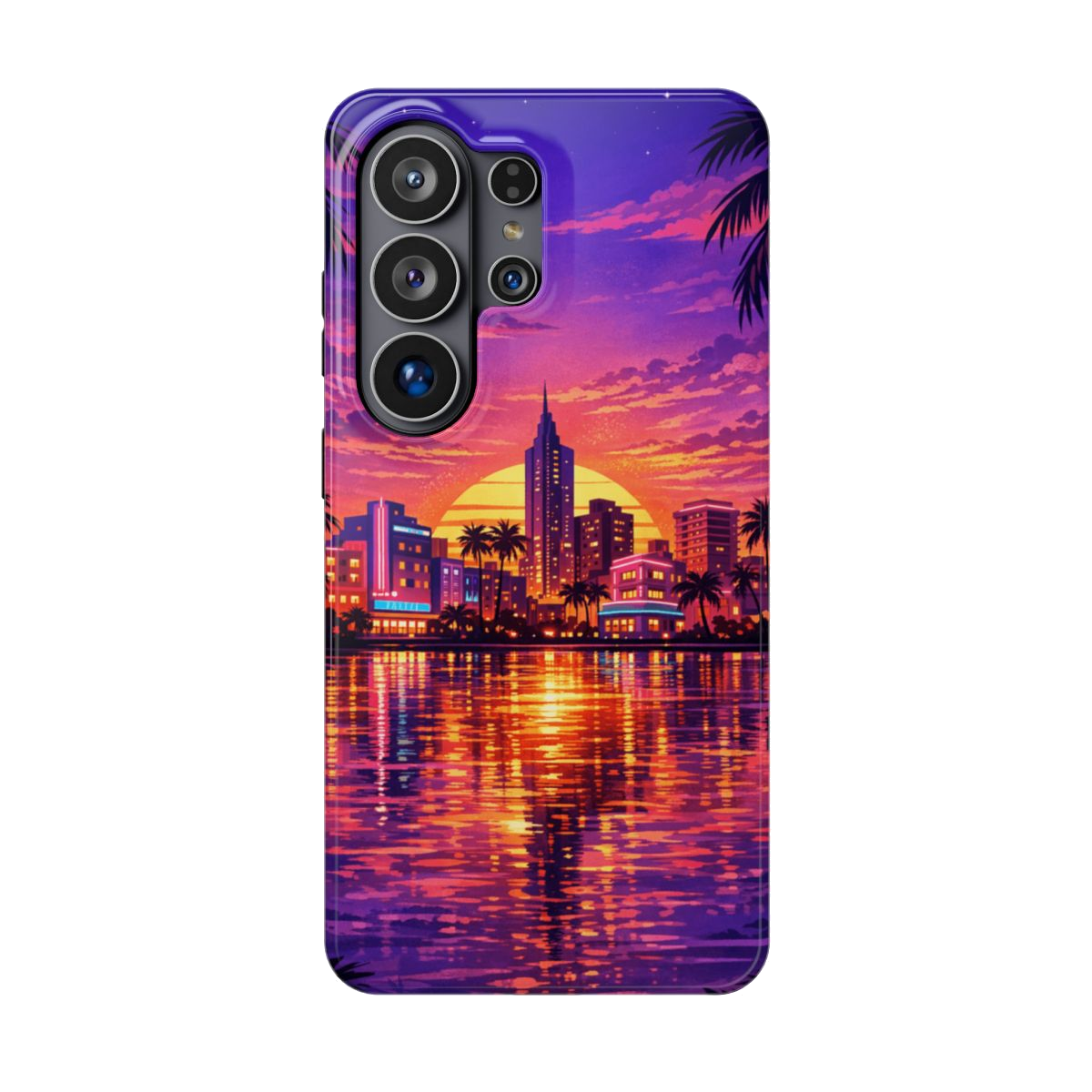 Vice City Sunset Magnetic Phone Case - Samsung Galaxy S26 Ultra