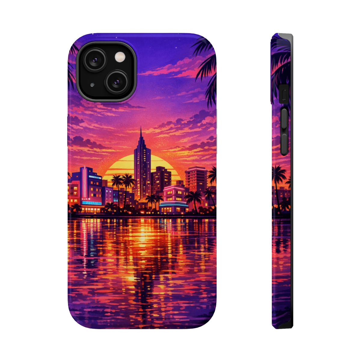 Vice City Sunset Magnetic Phone Case - iPhone 14 Plus