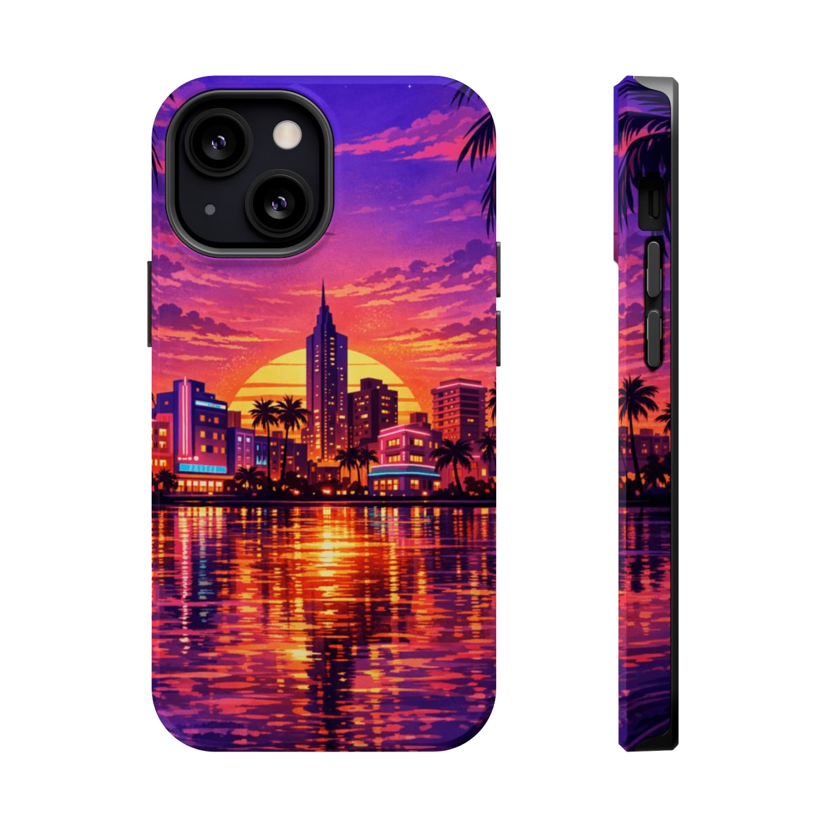 Vice City Sunset Magnetic Phone Case - iPhone 13 Mini