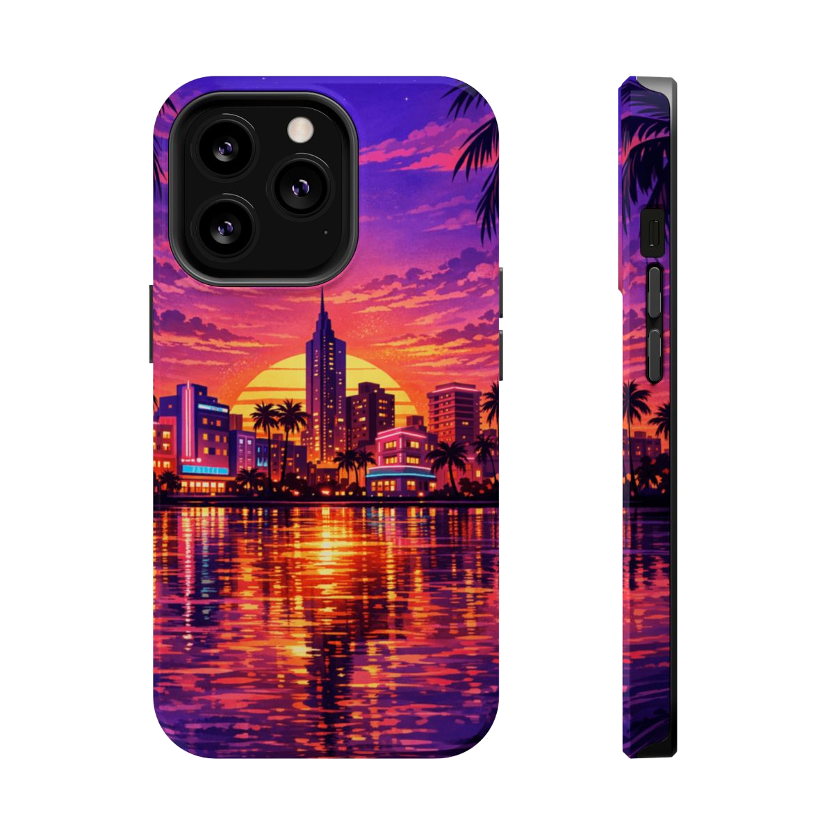 Vice City Sunset Magnetic Phone Case - iPhone 13 Pro