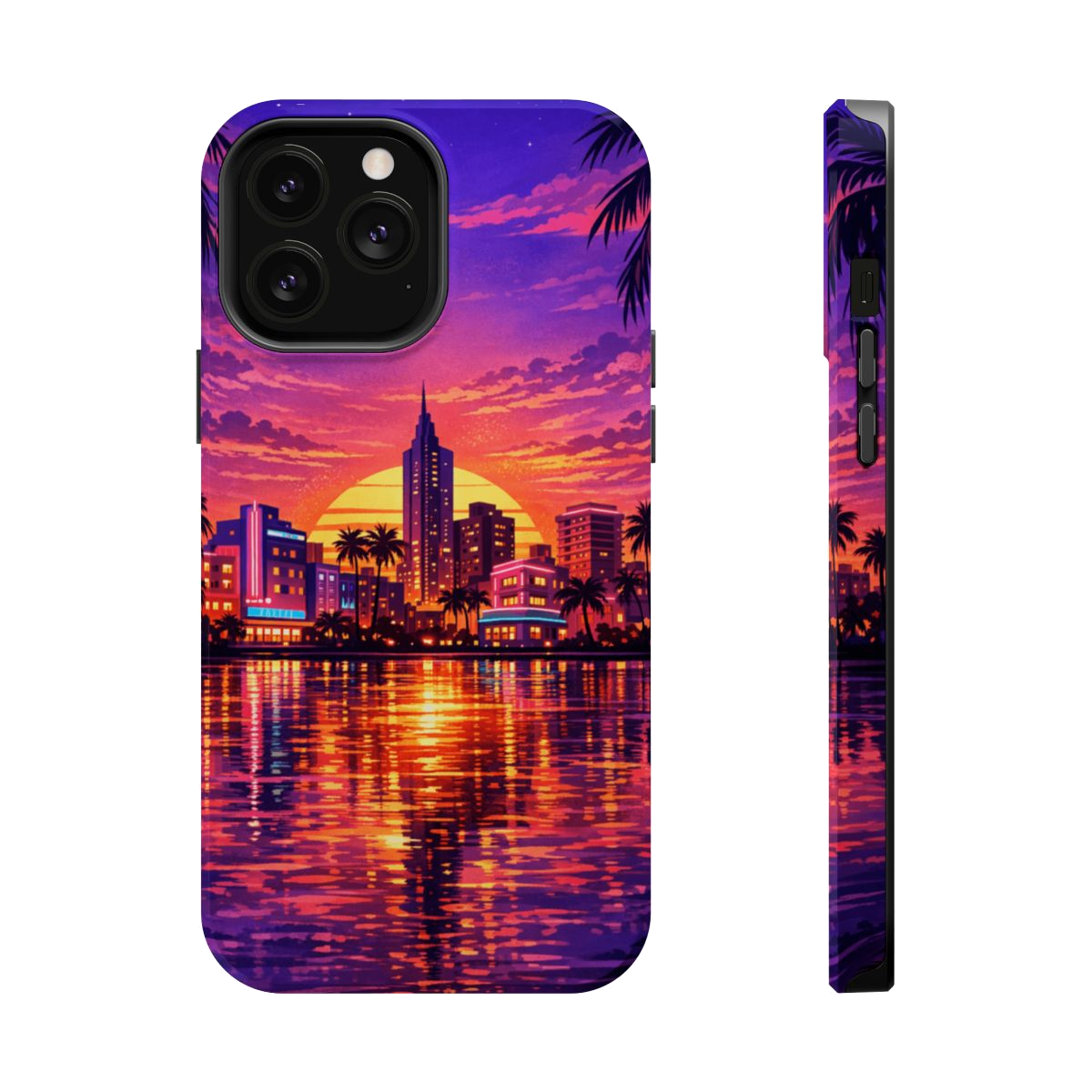 Vice City Sunset Magnetic Phone Case - iPhone 13 Pro Max