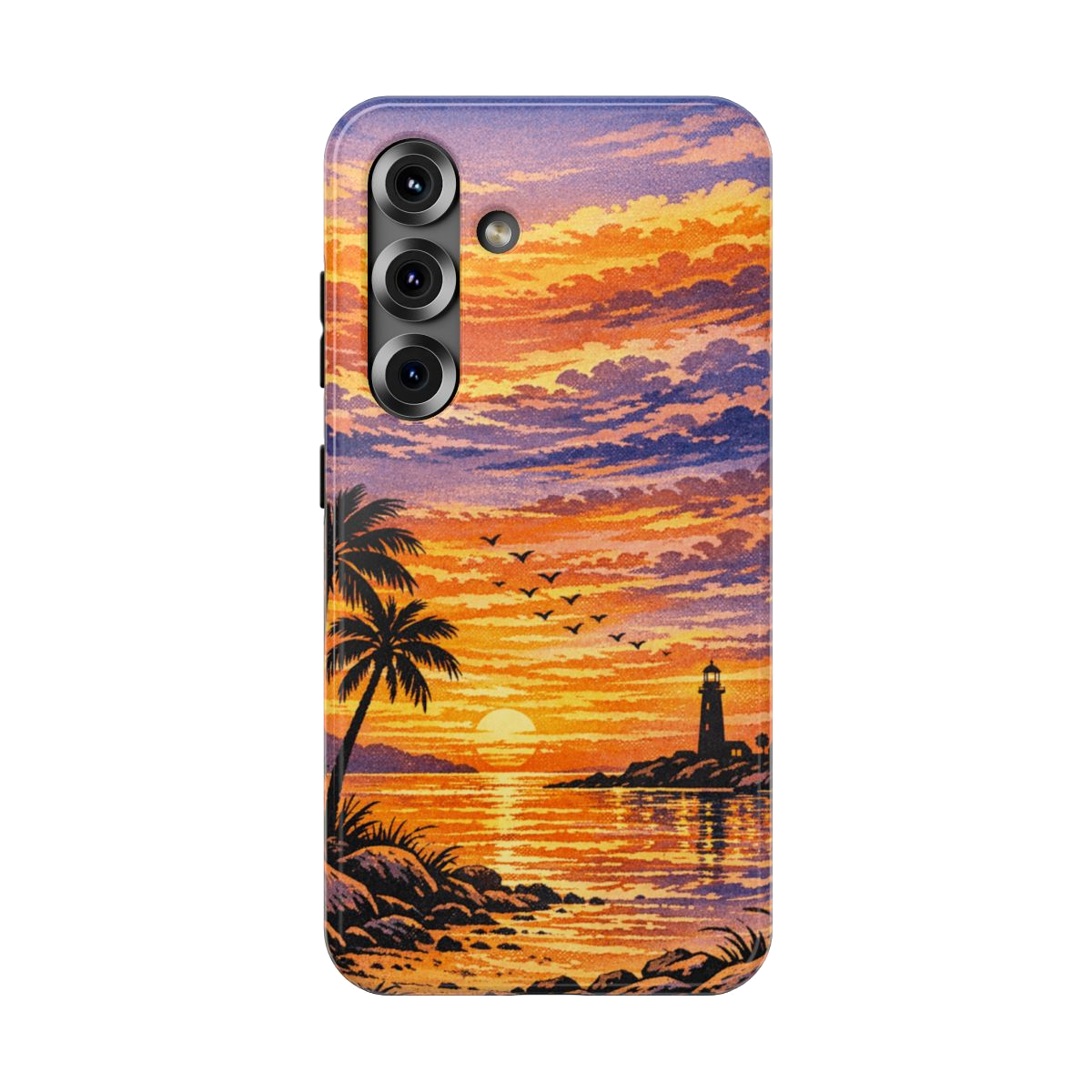 Coastal Dreamscape Print Phone Case - Samsung Galaxy S25