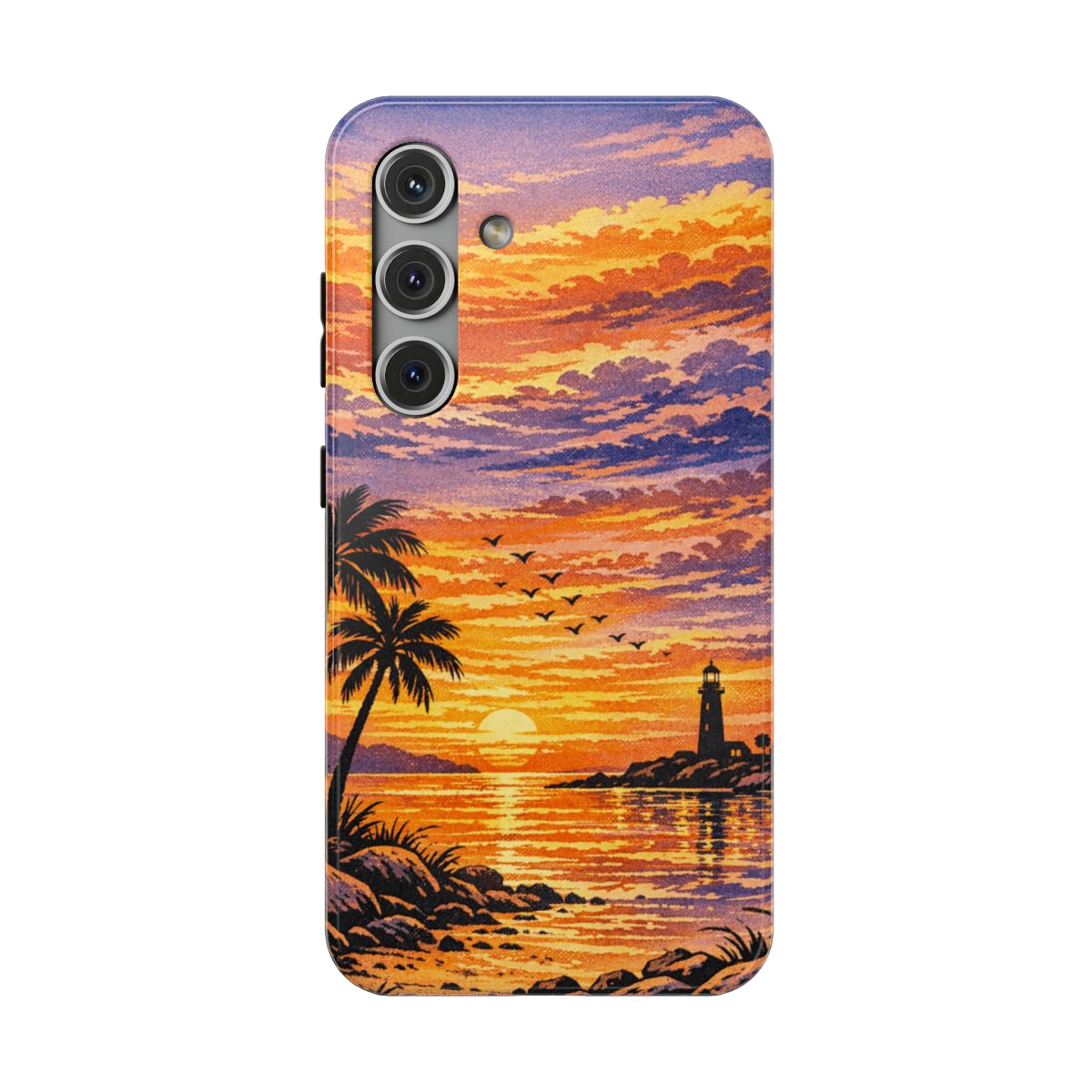 Coastal Dreamscape Print Phone Case - Samsung Galaxy S24