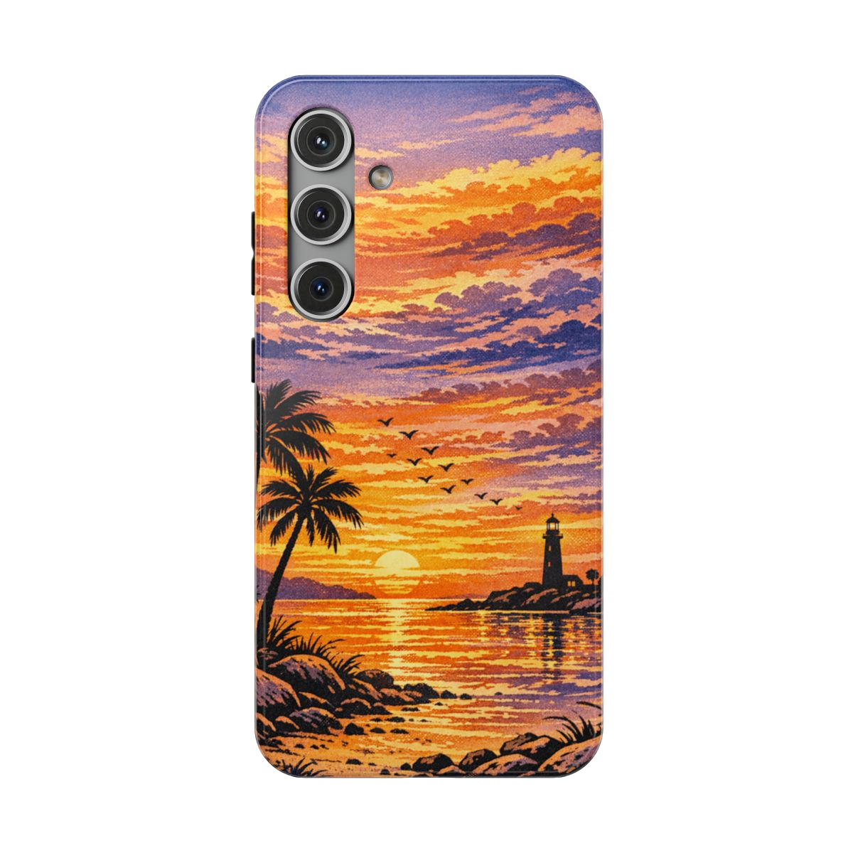 Coastal Dreamscape Print Phone Case - Samsung Galaxy S24 Plus