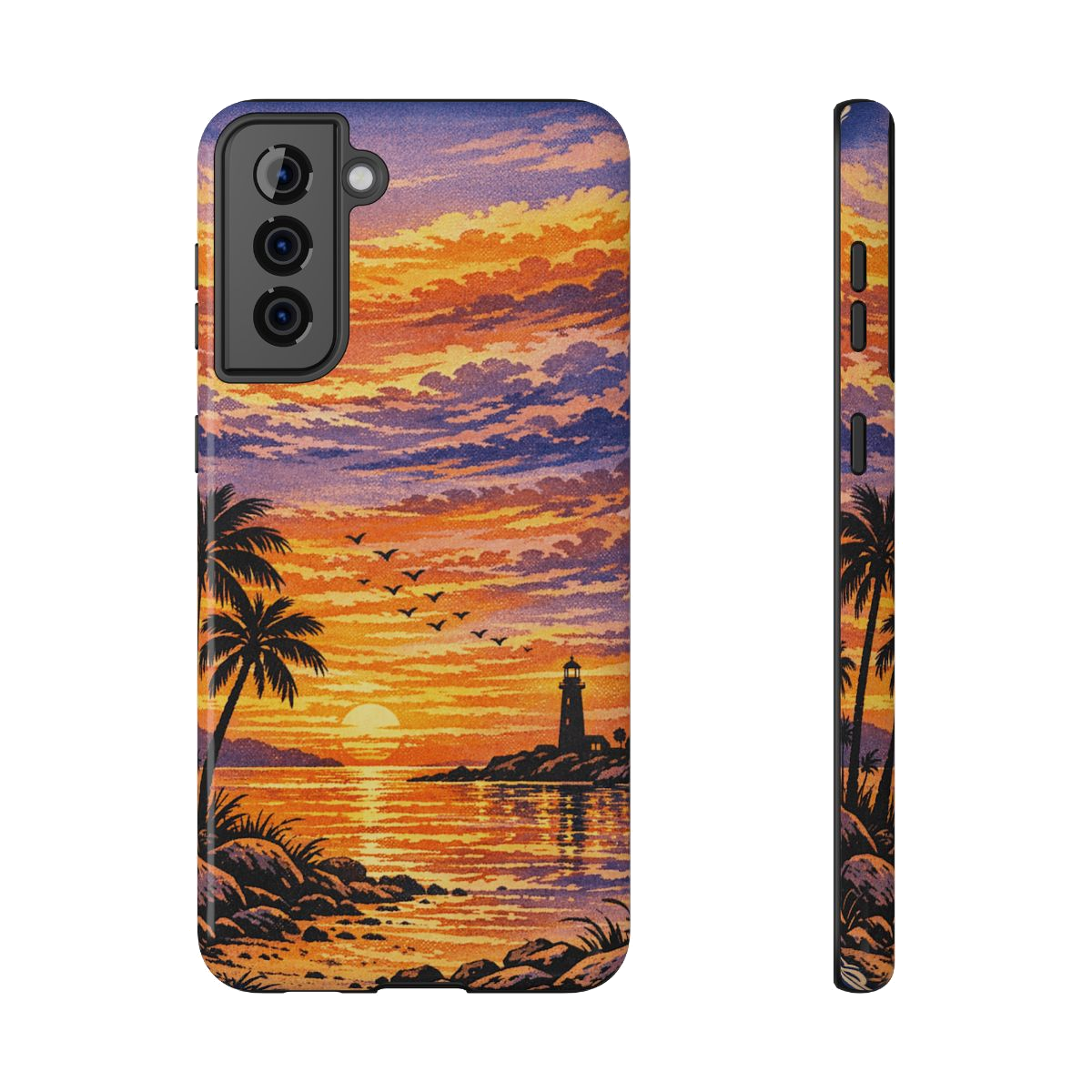 Coastal Dreamscape Print Phone Case - Samsung Galaxy S21 Plus