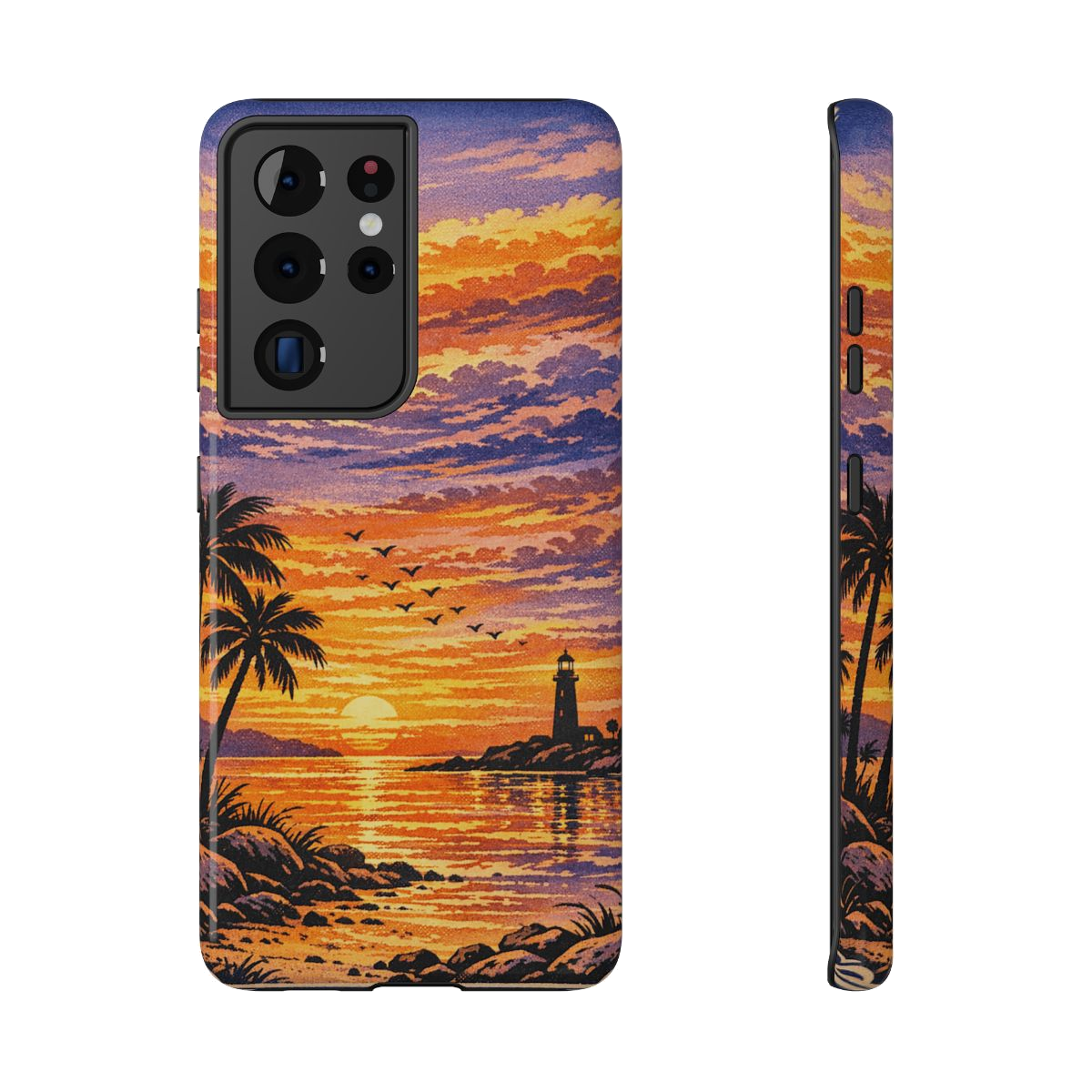 Coastal Dreamscape Print Phone Case - Samsung Galaxy S21 Ultra