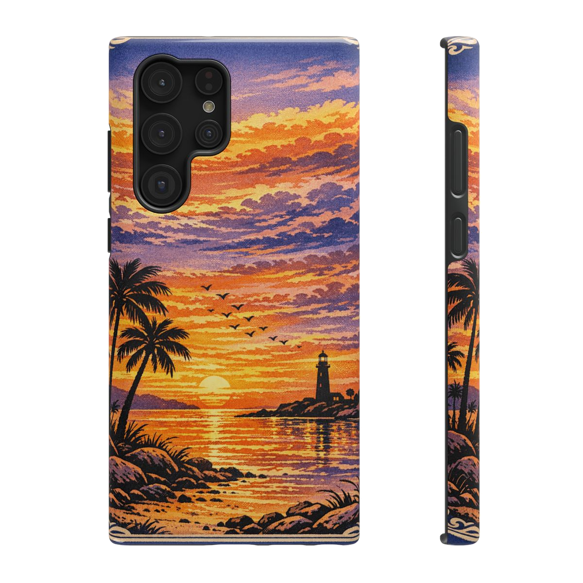 Coastal Dreamscape Print Phone Case - Samsung Galaxy S22 Ultra