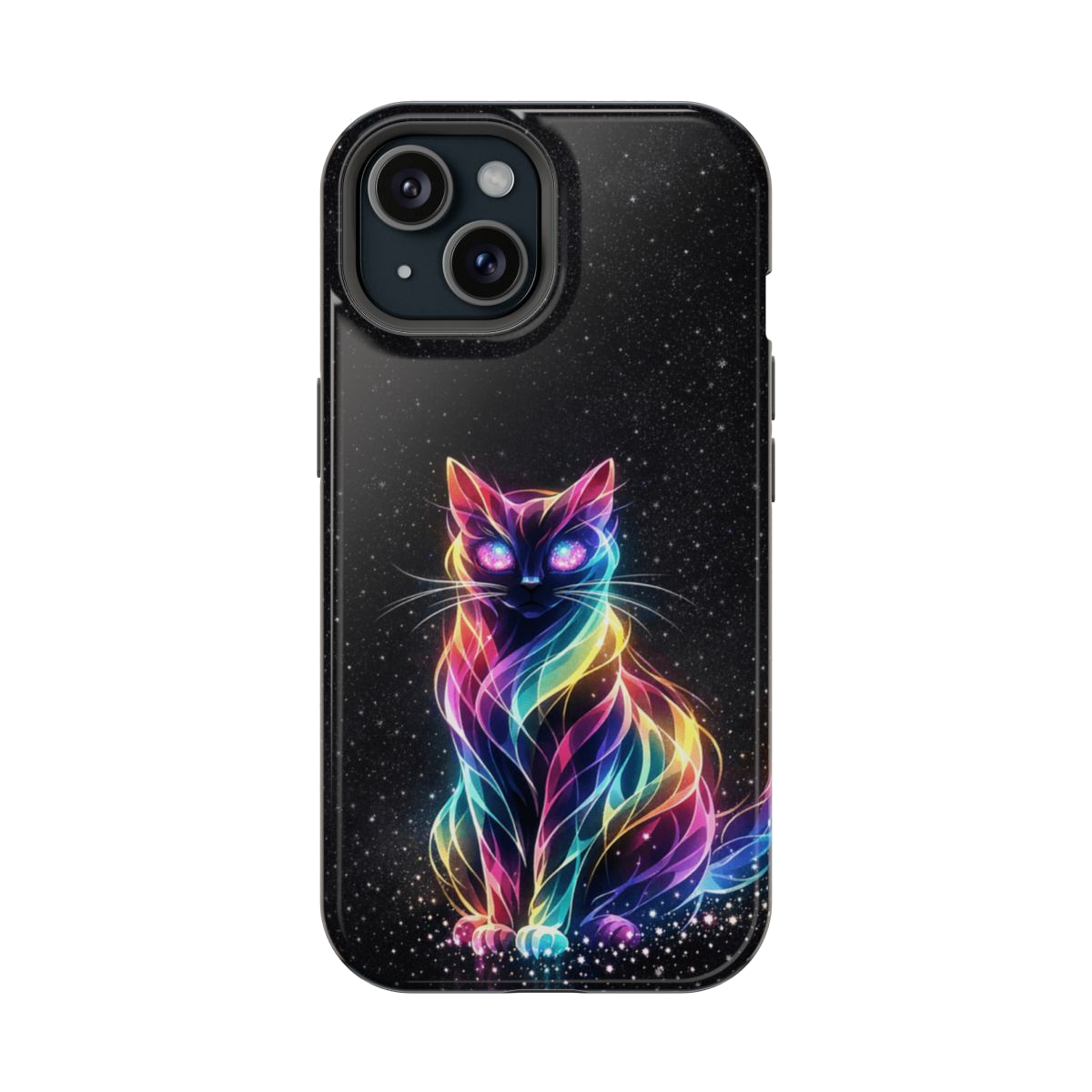 Mystic Aura Cat Phone Case - iPhone 15