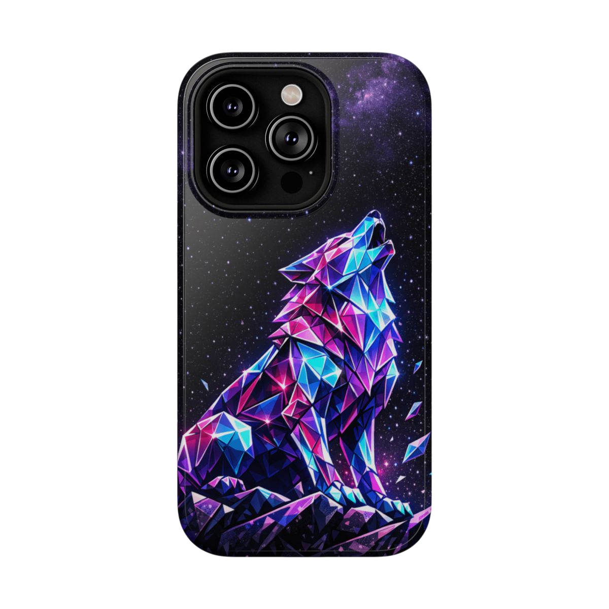 Neon Wolf Artistry Phone Case - iPhone 14 Pro
