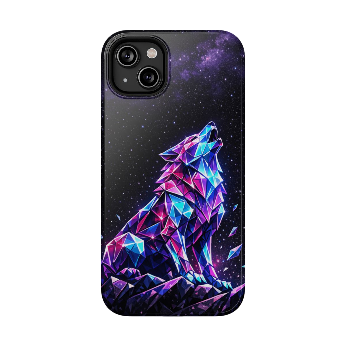 Neon Wolf Artistry Phone Case - iPhone 14 Plus
