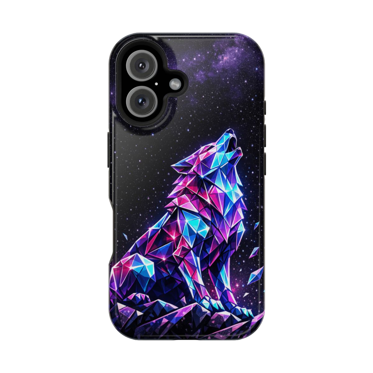 Neon Wolf Artistry Phone Case - iPhone 16
