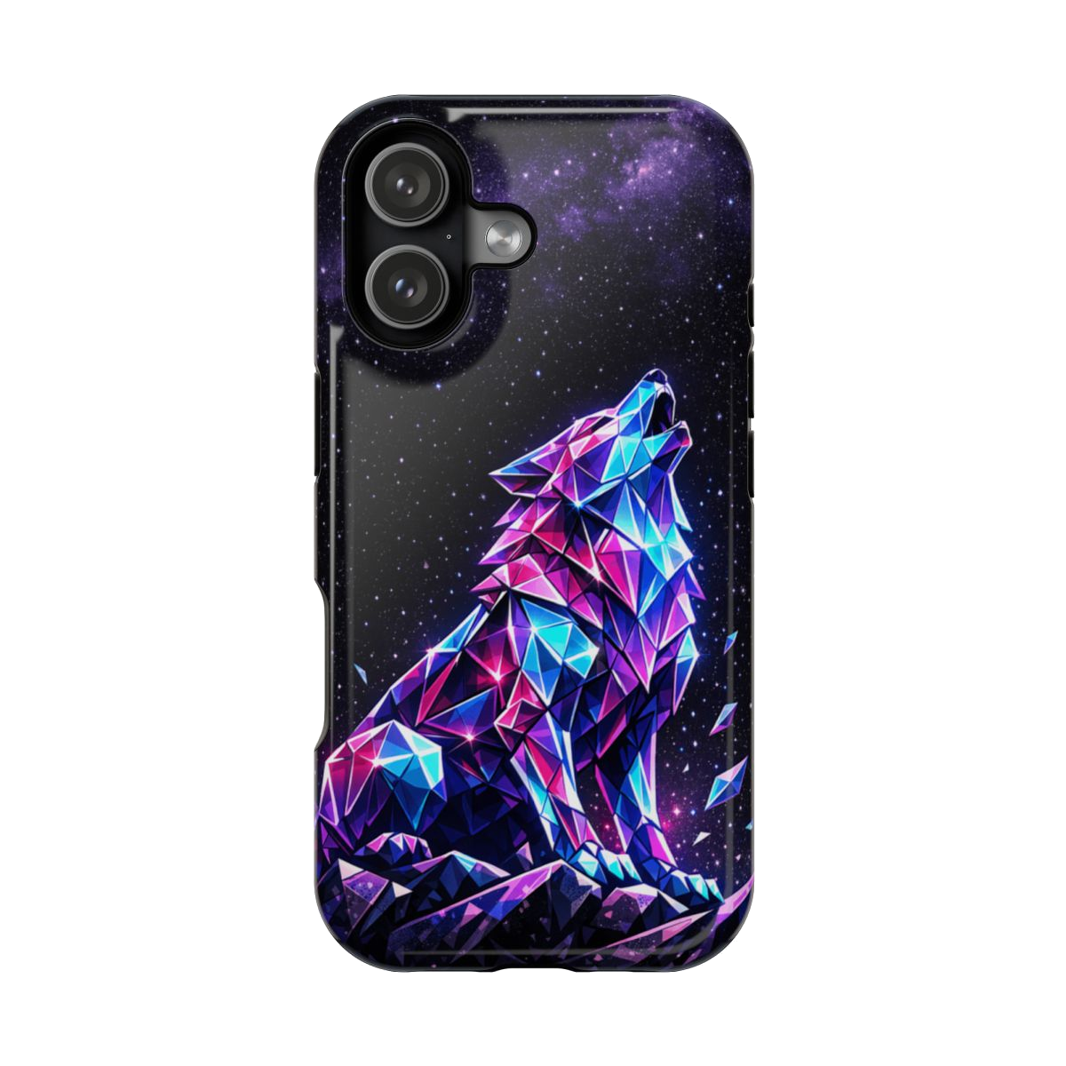 Neon Wolf Artistry Phone Case - iPhone 17