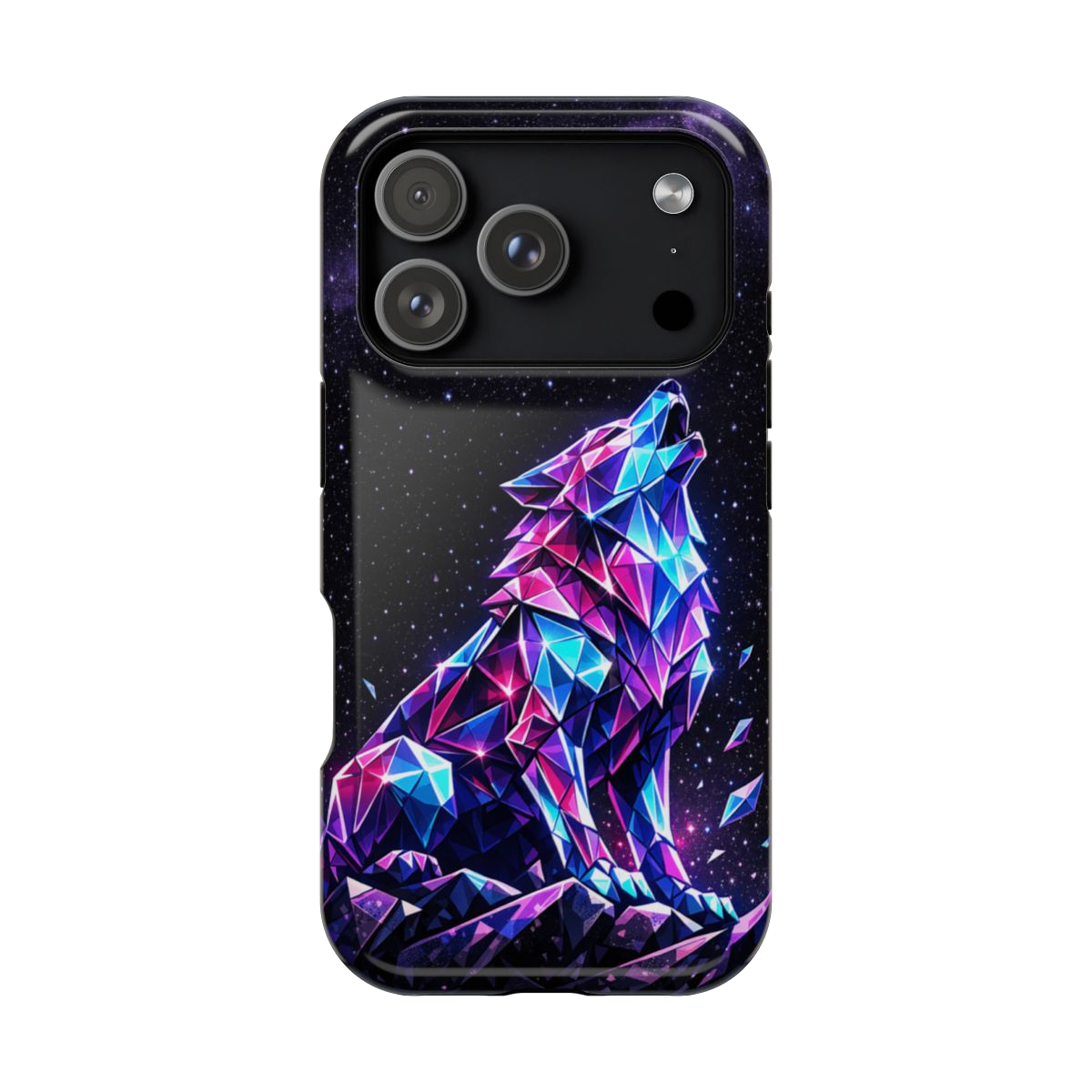 Neon Wolf Artistry Phone Case - iPhone 17 Pro