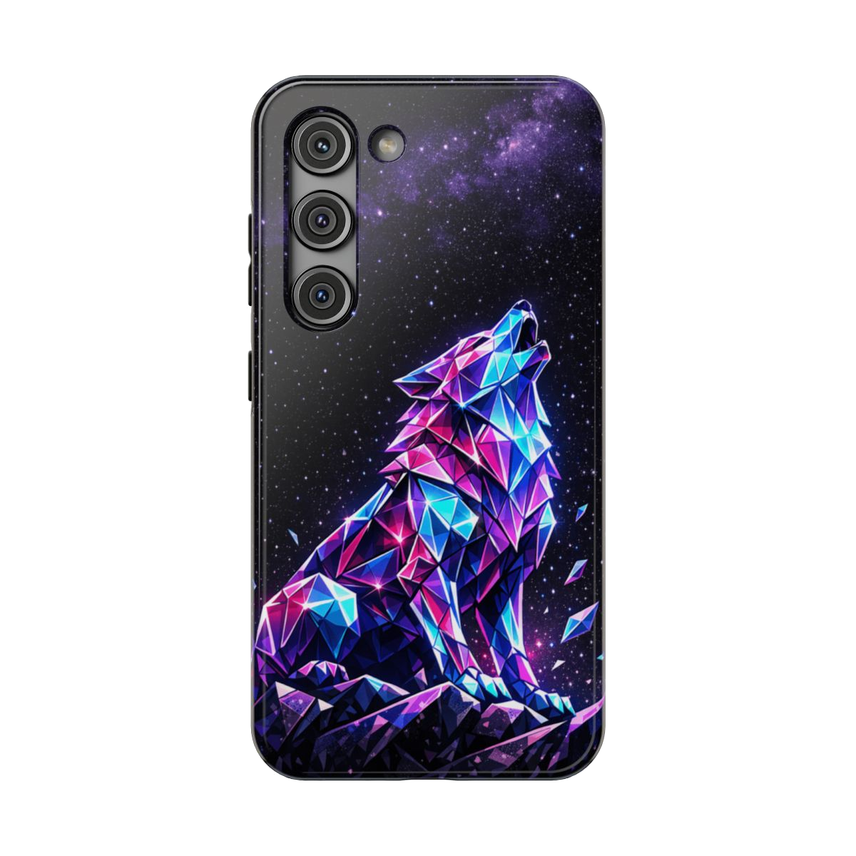Neon Wolf Artistry Phone Case - Samsung Galaxy S23