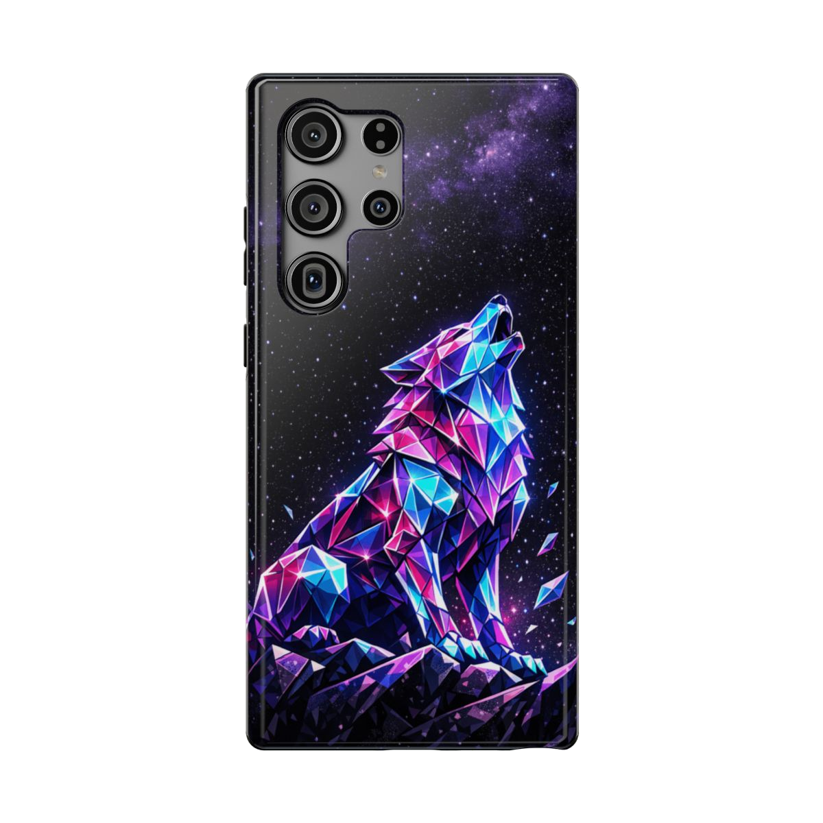 Neon Wolf Artistry Phone Case - Samsung Galaxy S23 Ultra