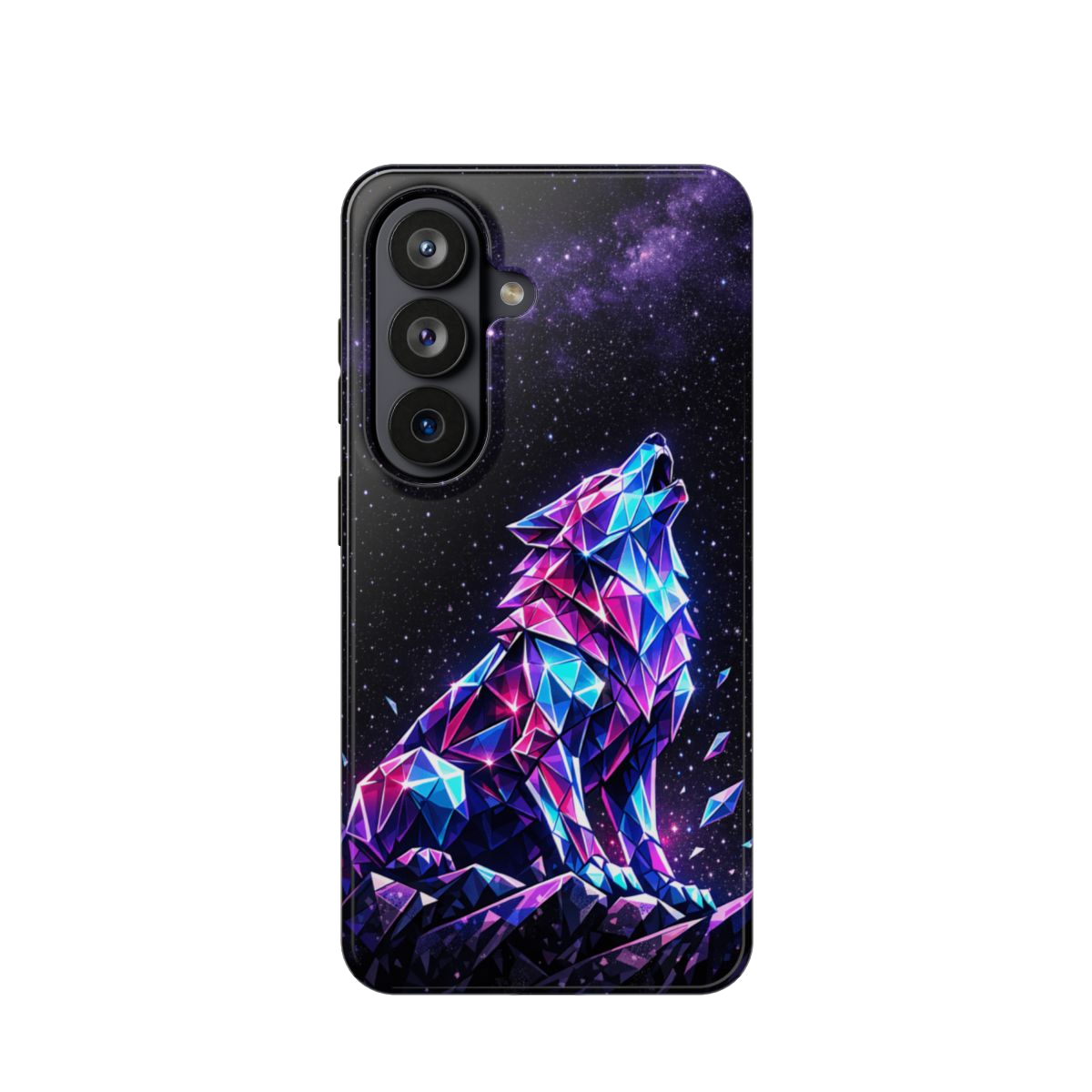 Neon Wolf Artistry Phone Case - Samsung Galaxy S26