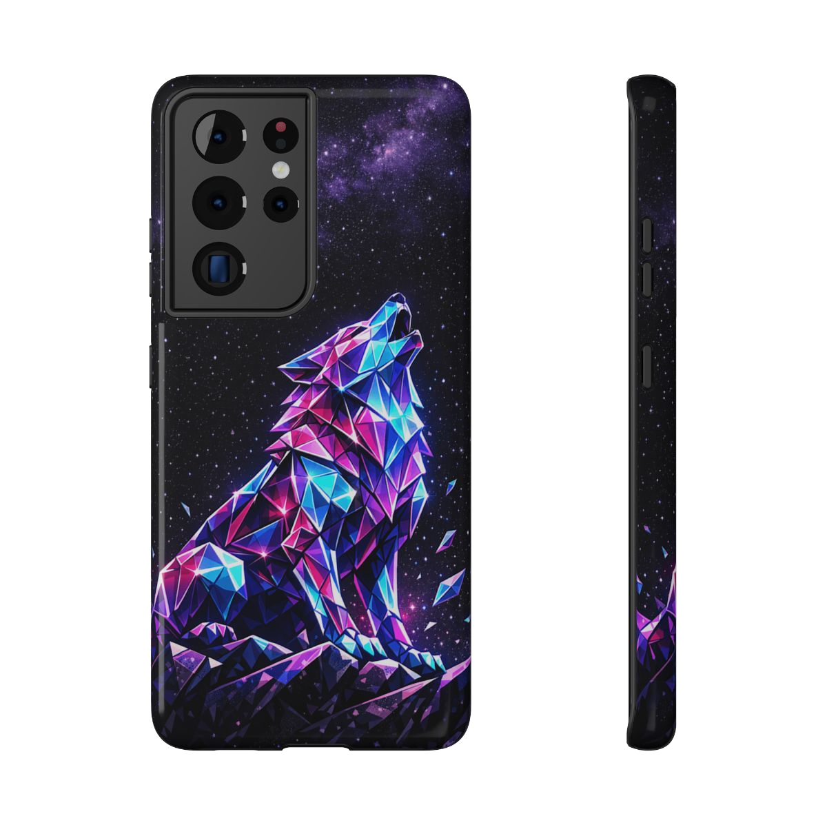 Neon Wolf Artistry Phone Case - Samsung Galaxy S21 Ultra