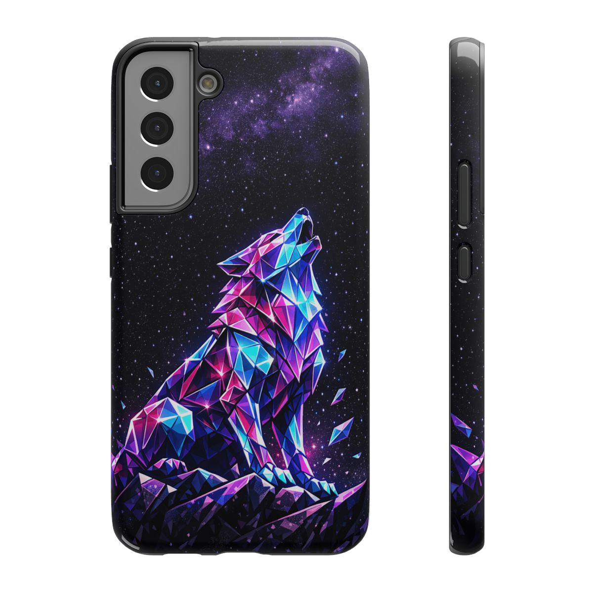Neon Wolf Artistry Phone Case - Samsung Galaxy S22 Plus