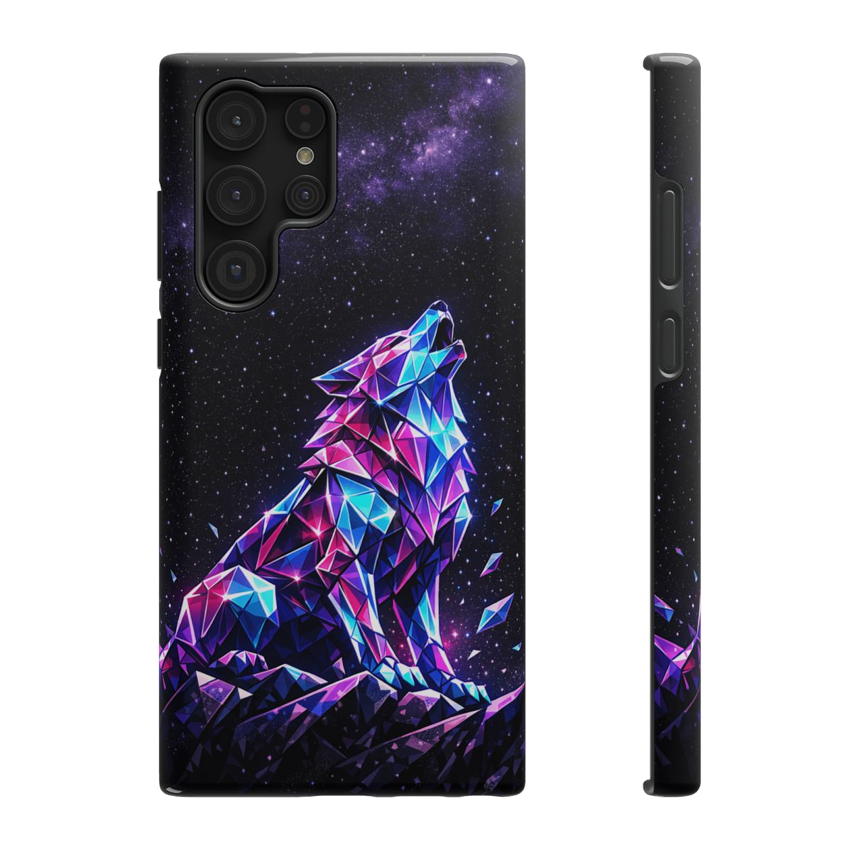 Neon Wolf Artistry Phone Case - Samsung Galaxy S22 Ultra