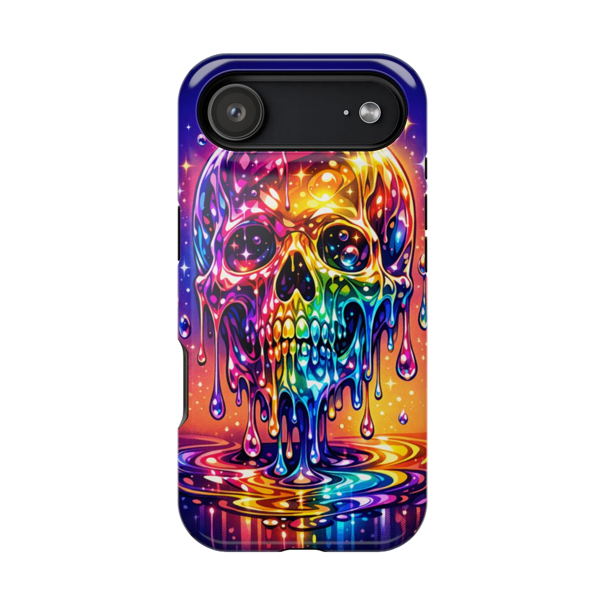 Prismatic Skull Drip Phone Case - iPhone 17 Air