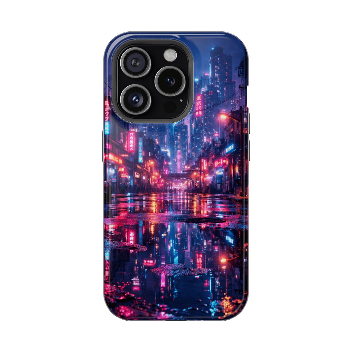 Neon City Glow Phone Case - iPhone 15 Pro