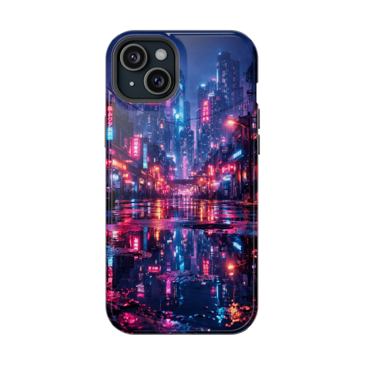 Neon City Glow Phone Case - iPhone 15 Plus