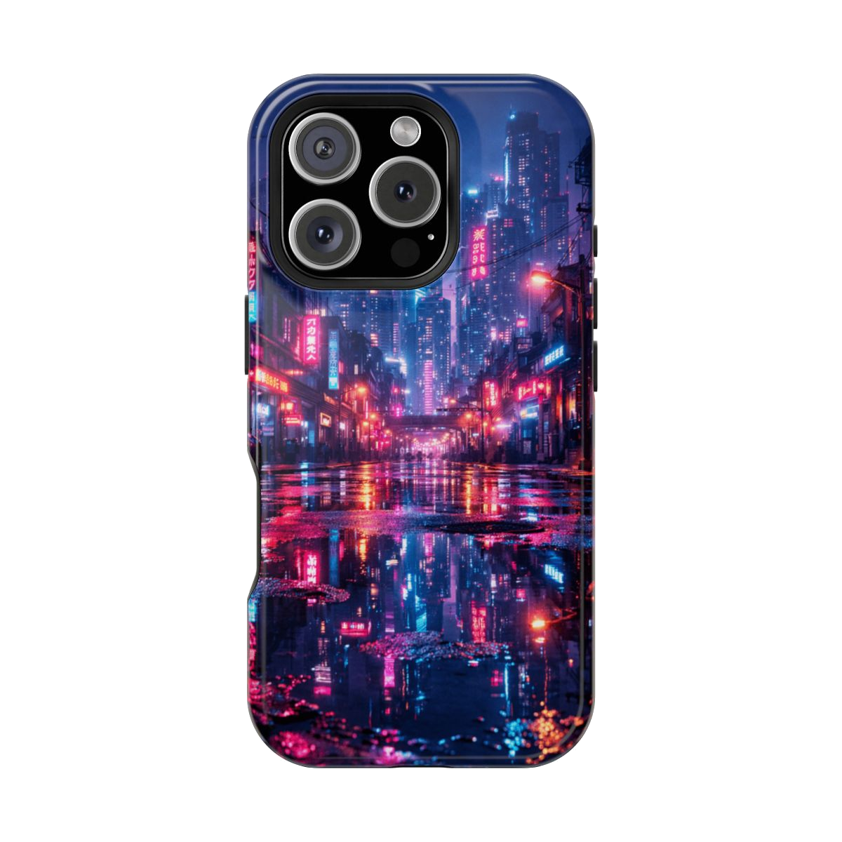Neon City Glow Phone Case - iPhone 16 Pro