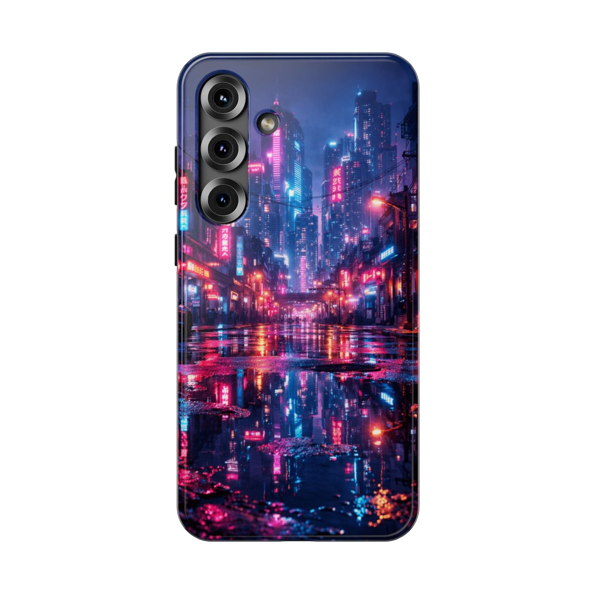 Neon City Glow Phone Case - Samsung Galaxy S25 Plus