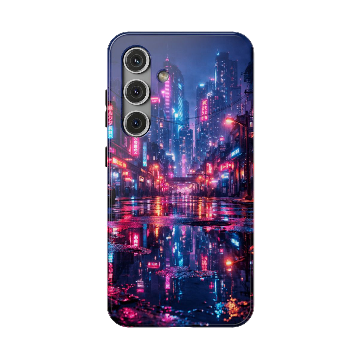 Neon City Glow Phone Case - Samsung Galaxy S24