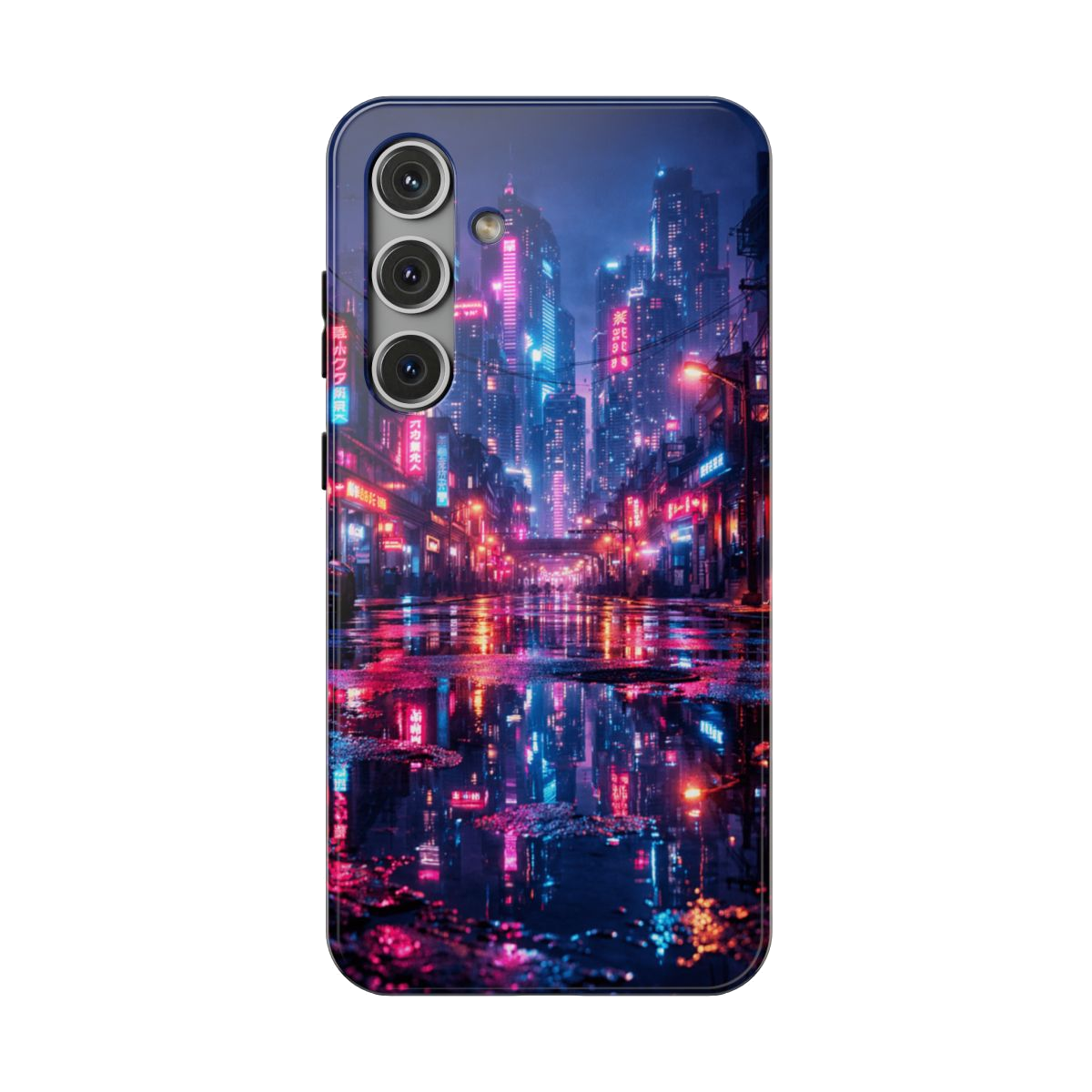 Neon City Glow Phone Case - Samsung Galaxy S24 Plus