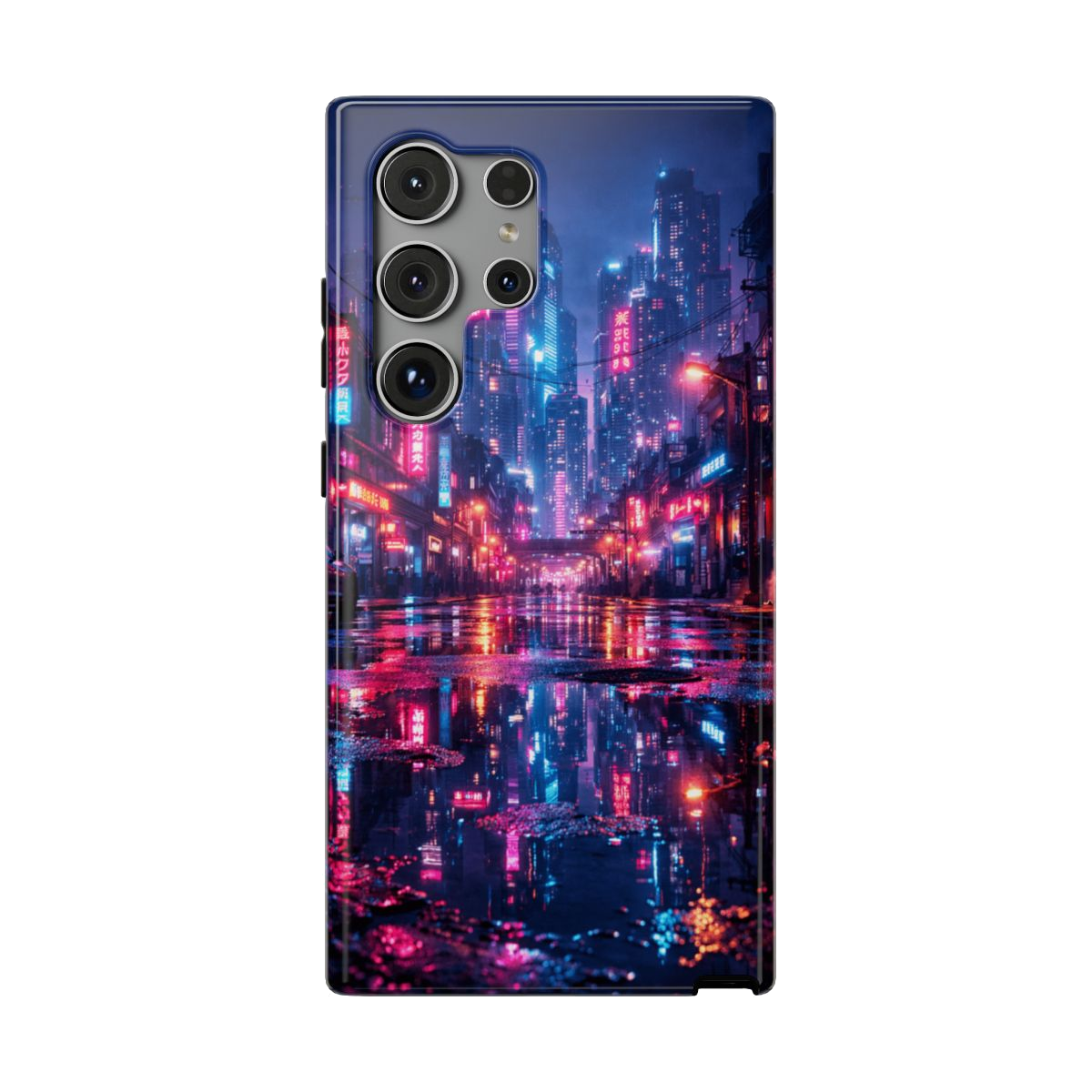 Neon City Glow Phone Case - Samsung Galaxy S24 Ultra