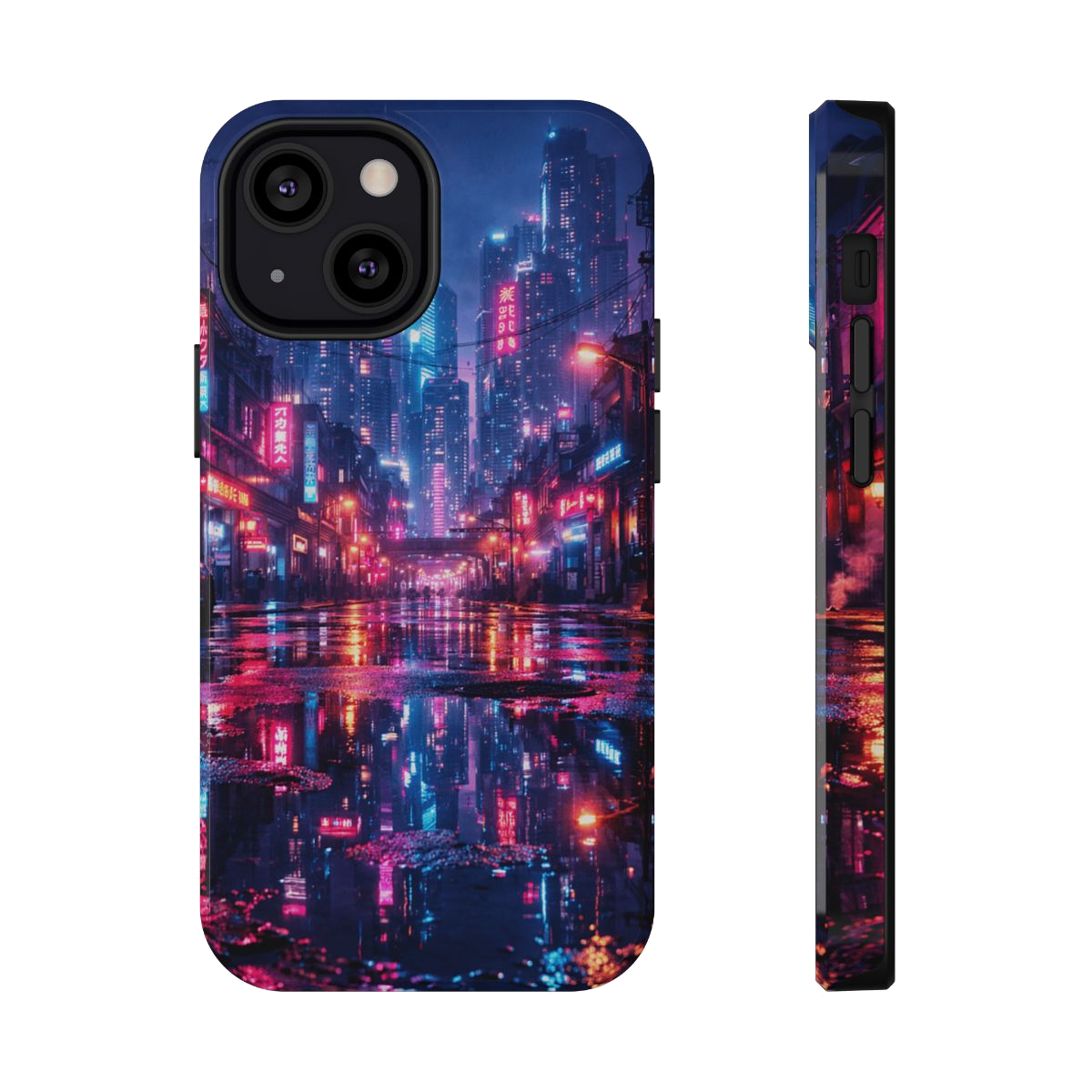 Neon City Glow Phone Case - iPhone 13 Mini