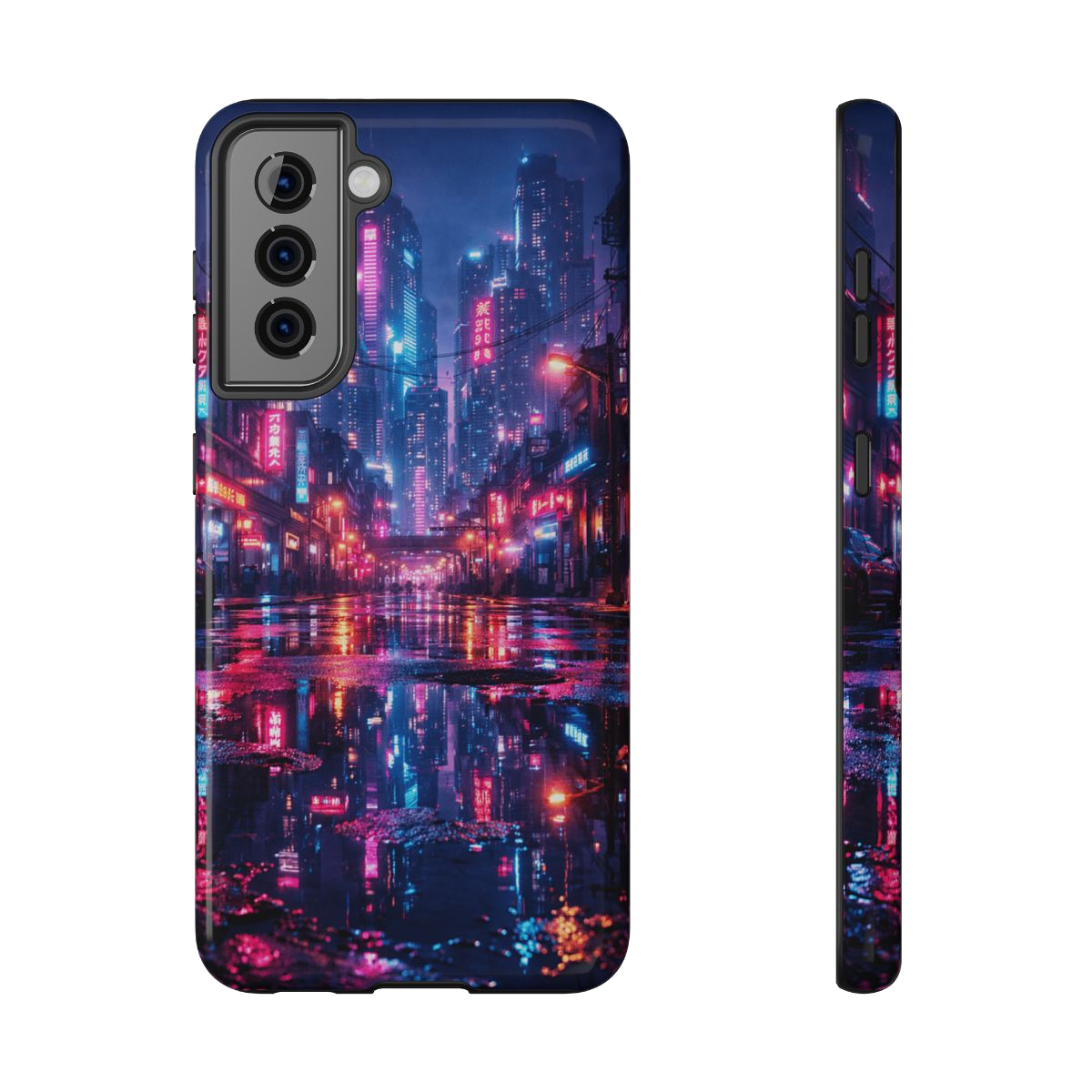 Neon City Glow Phone Case - Samsung Galaxy S21
