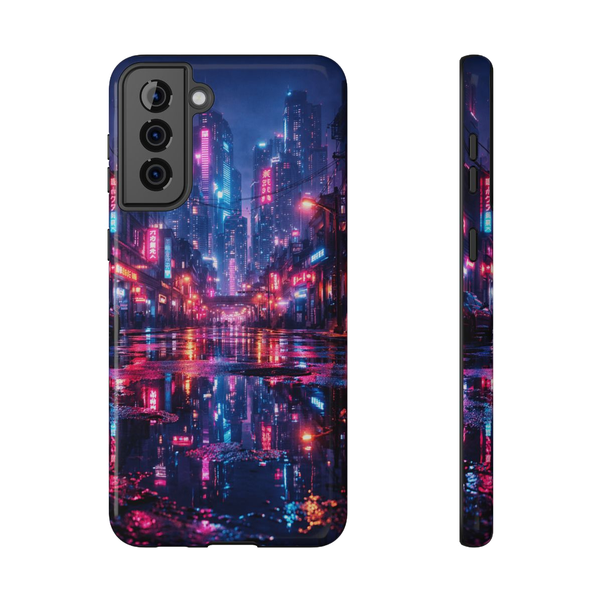Neon City Glow Phone Case - Samsung Galaxy S21 Plus