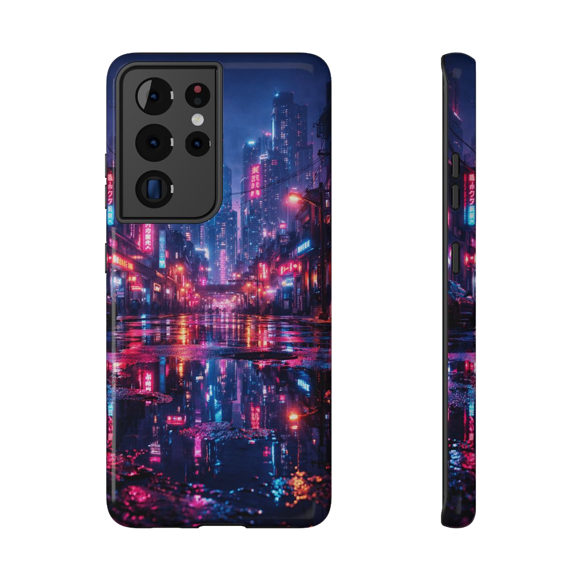 Neon City Glow Phone Case - Samsung Galaxy S21 Ultra