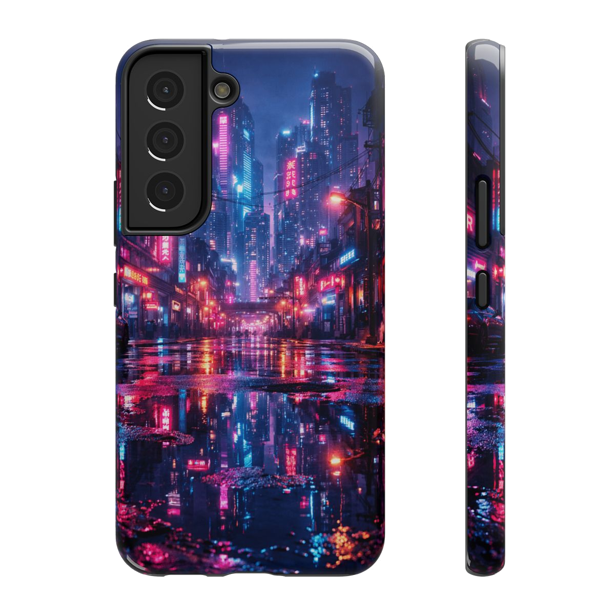Neon City Glow Phone Case - Samsung Galaxy S22