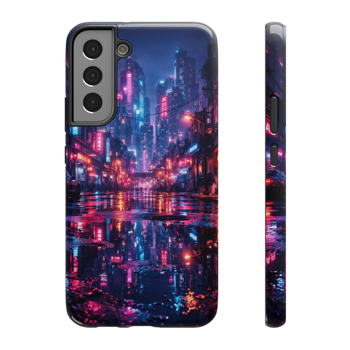 Neon City Glow Phone Case - Samsung Galaxy S22 Plus