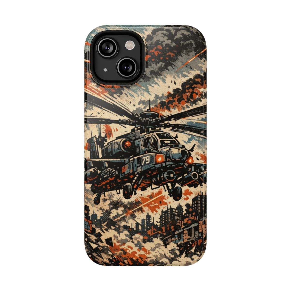 Combat Helicopter Phone Case - iPhone 14