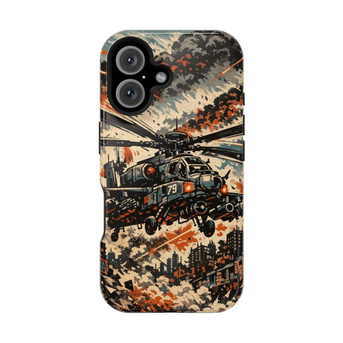 Combat Helicopter Phone Case - iPhone 16