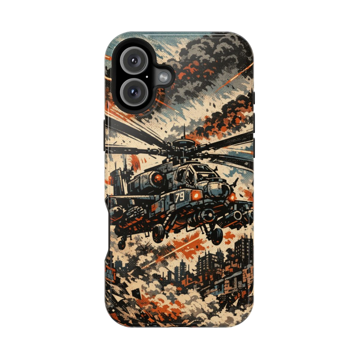 Combat Helicopter Phone Case - iPhone 16 Plus