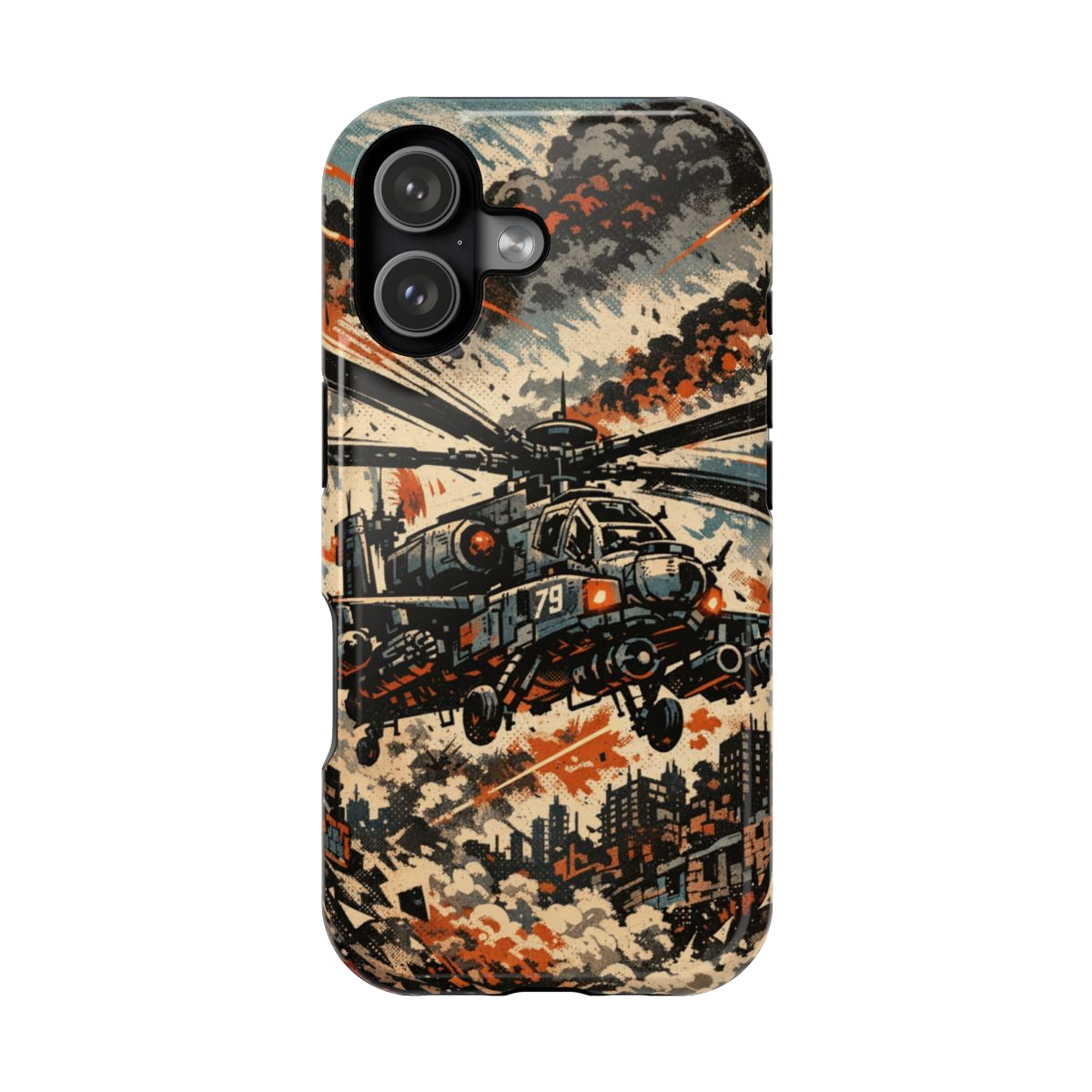 Combat Helicopter Phone Case - iPhone 17
