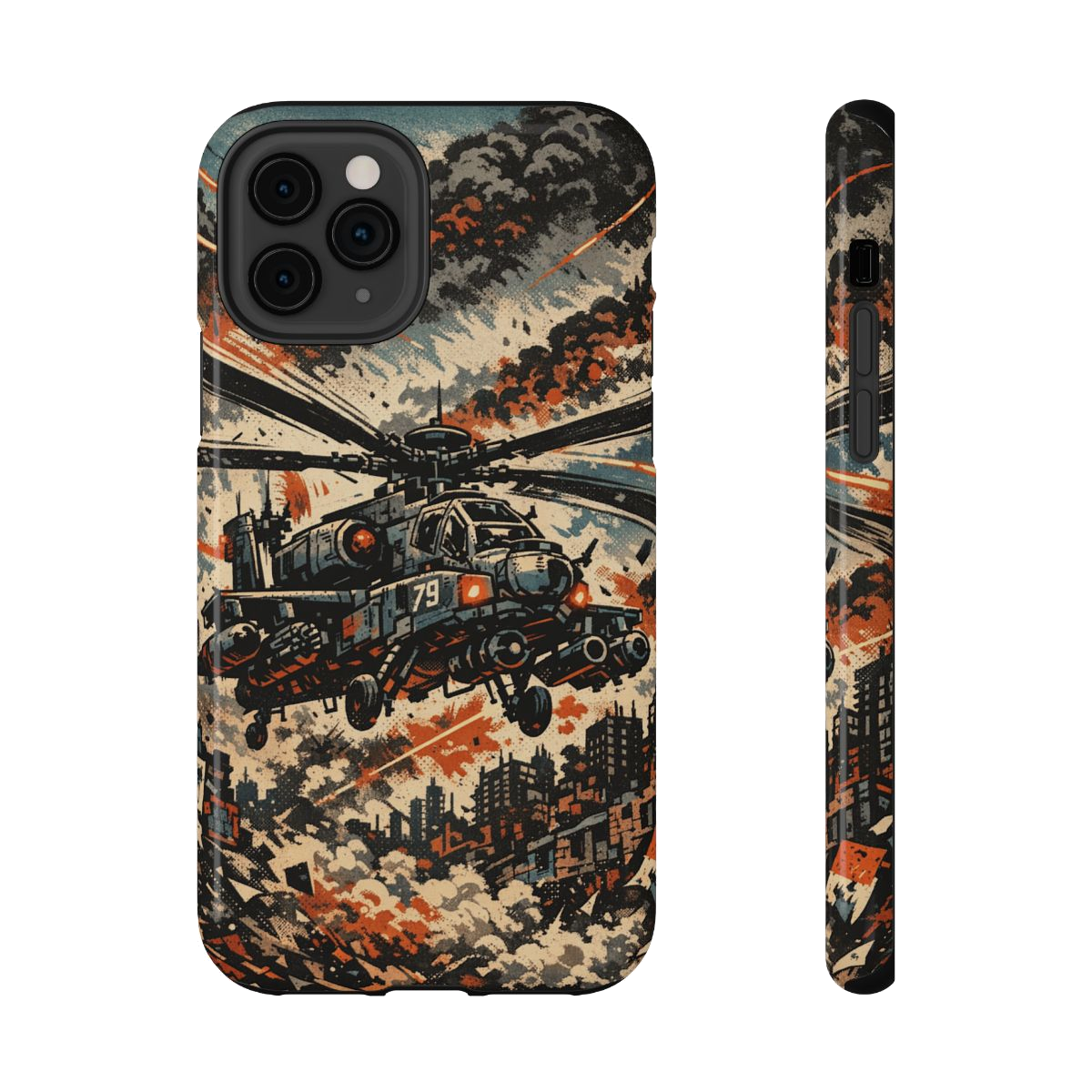 Combat Helicopter Phone Case - iPhone 11 Pro