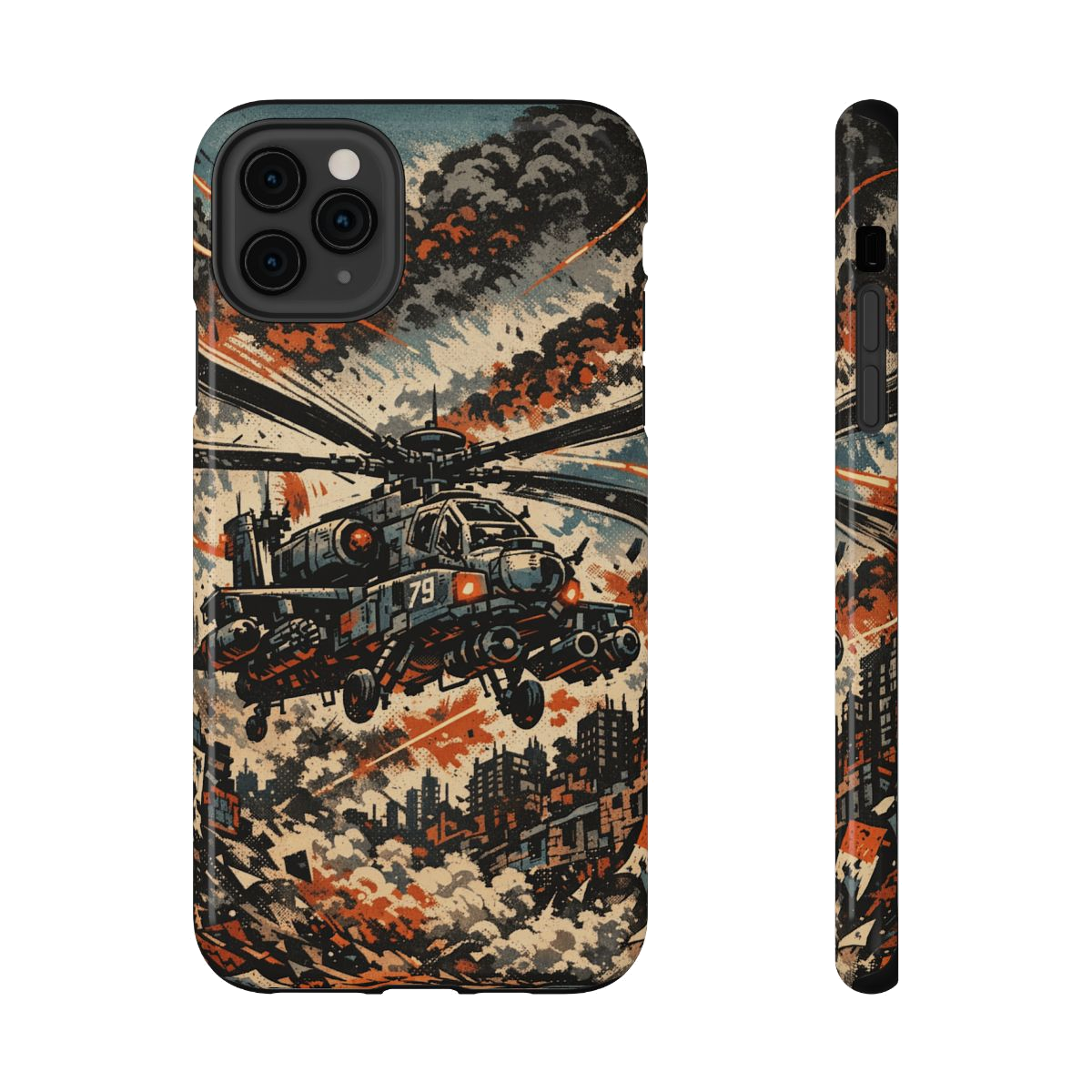 Combat Helicopter Phone Case - iPhone 11 Pro Max