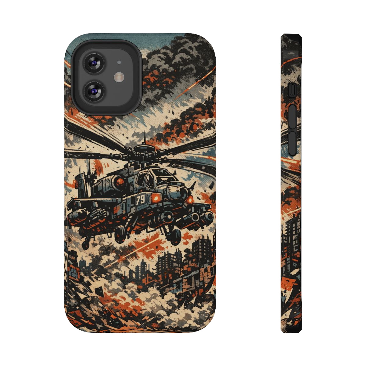 Combat Helicopter Phone Case - iPhone 12