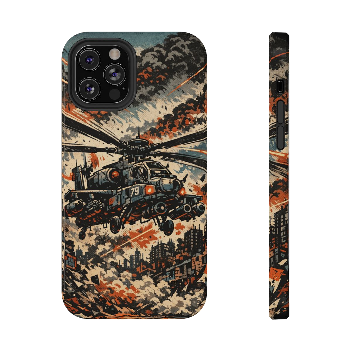 Combat Helicopter Phone Case - iPhone 12 Pro