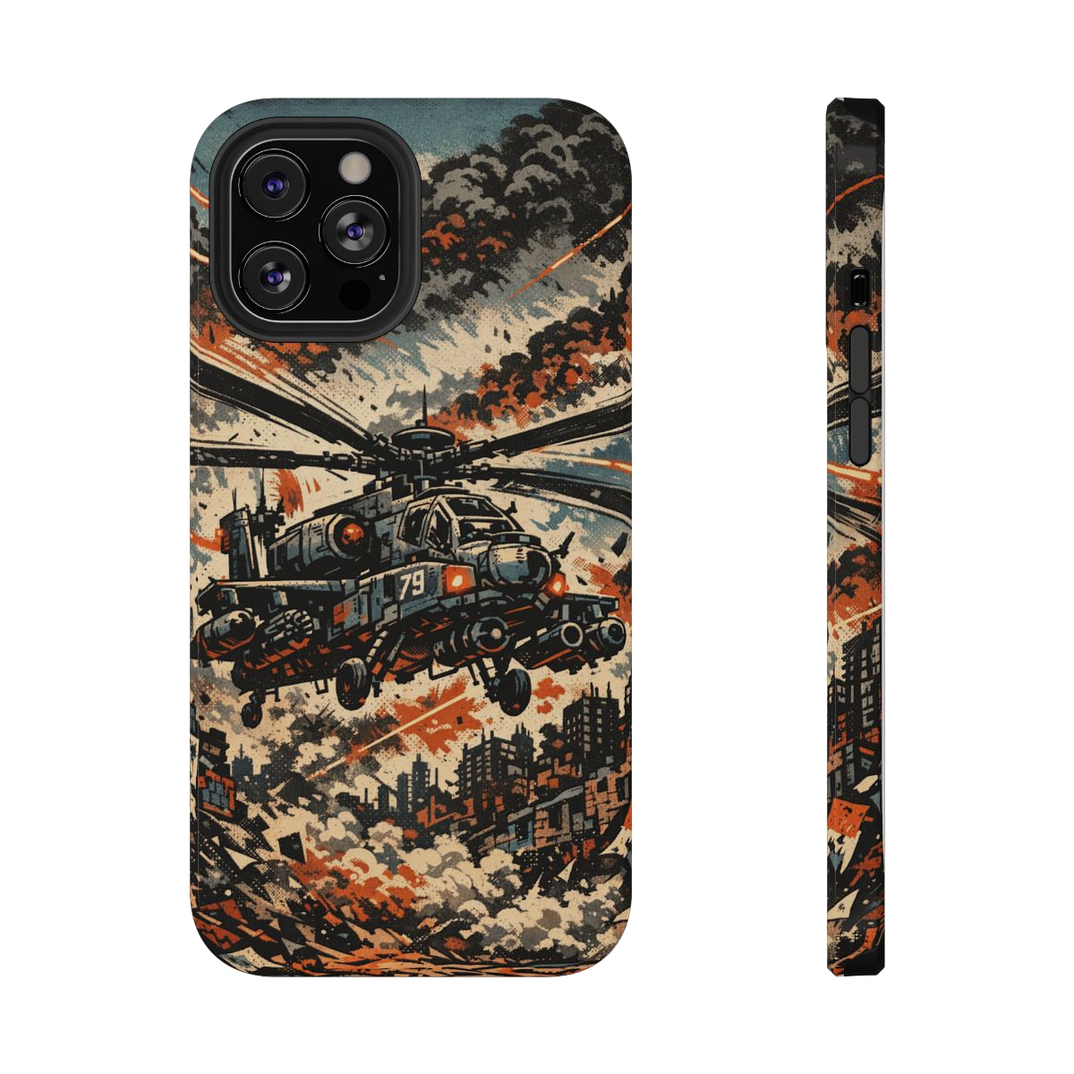 Combat Helicopter Phone Case - iPhone 12 Pro Max