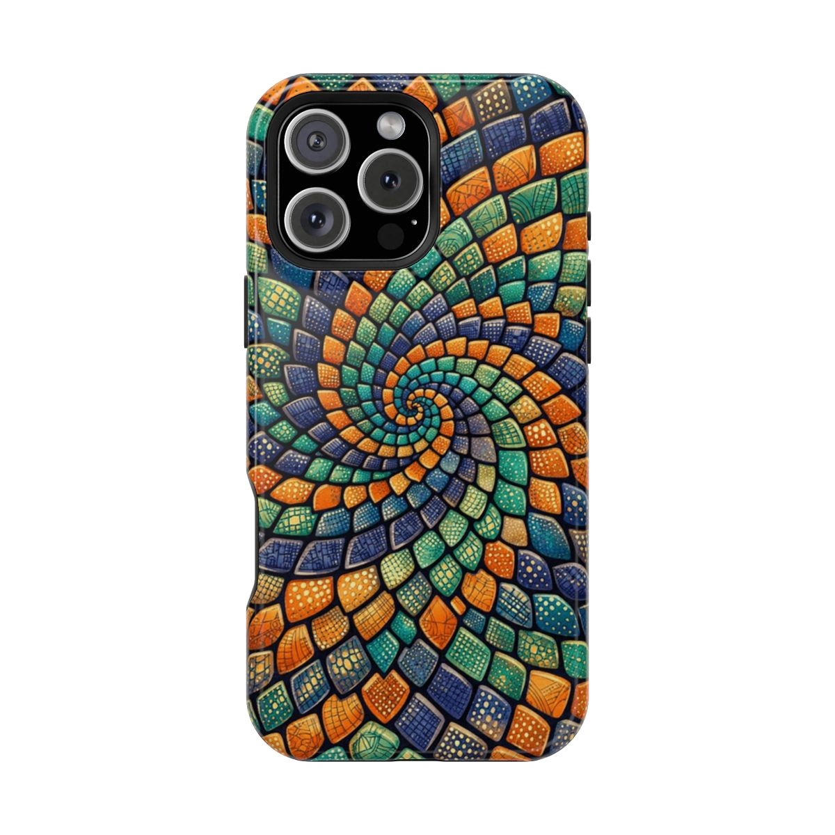 Reptilian Spiral  Phone Case - iPhone 16 Pro Max