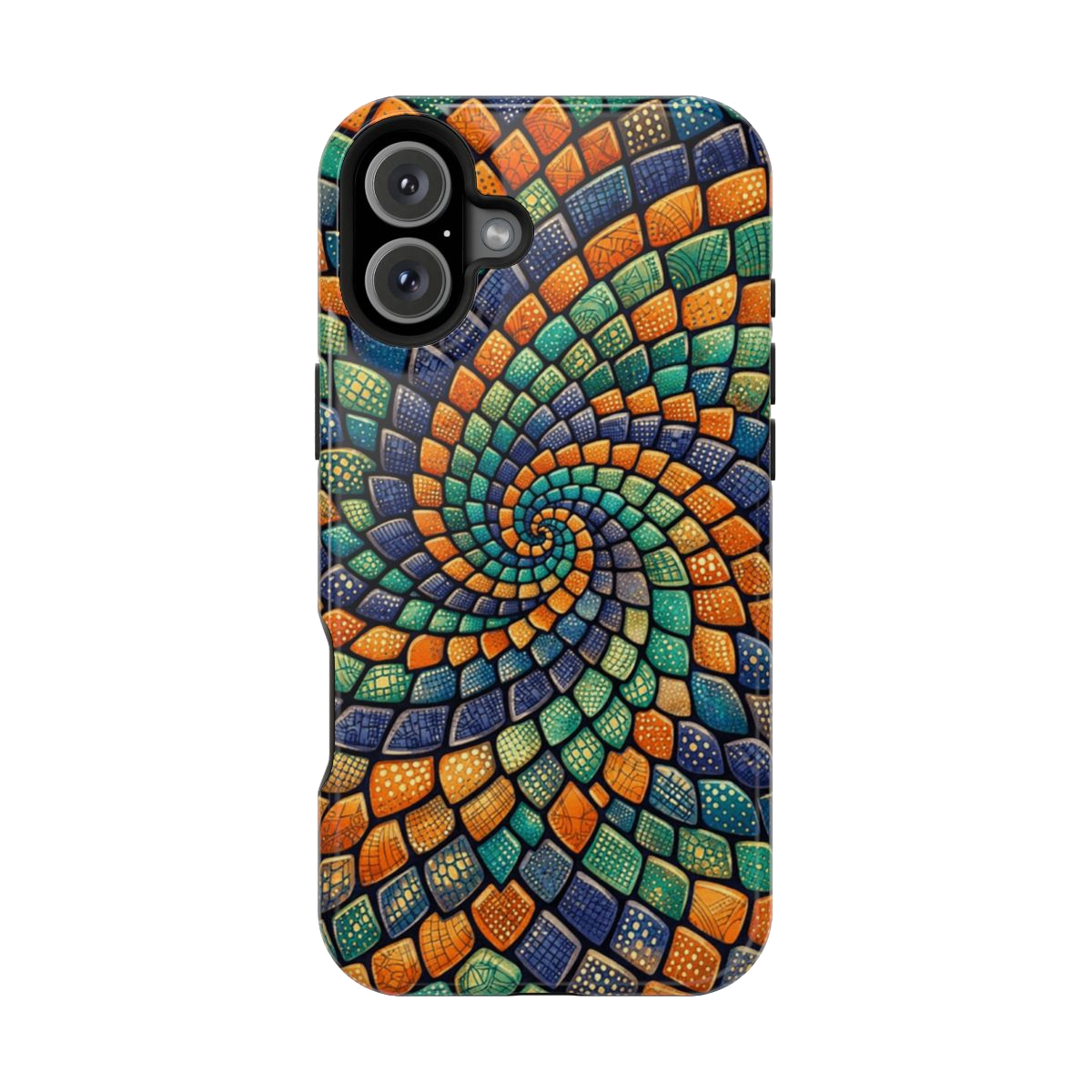 Reptilian Spiral  Phone Case - iPhone 16 Plus