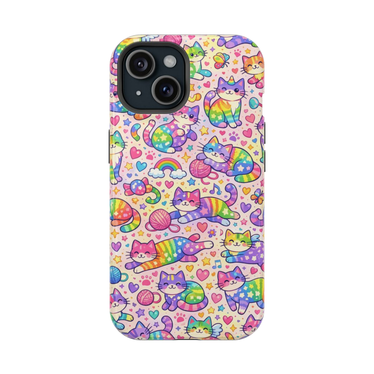 Rainbow Kitties! Phone Case - iPhone 15