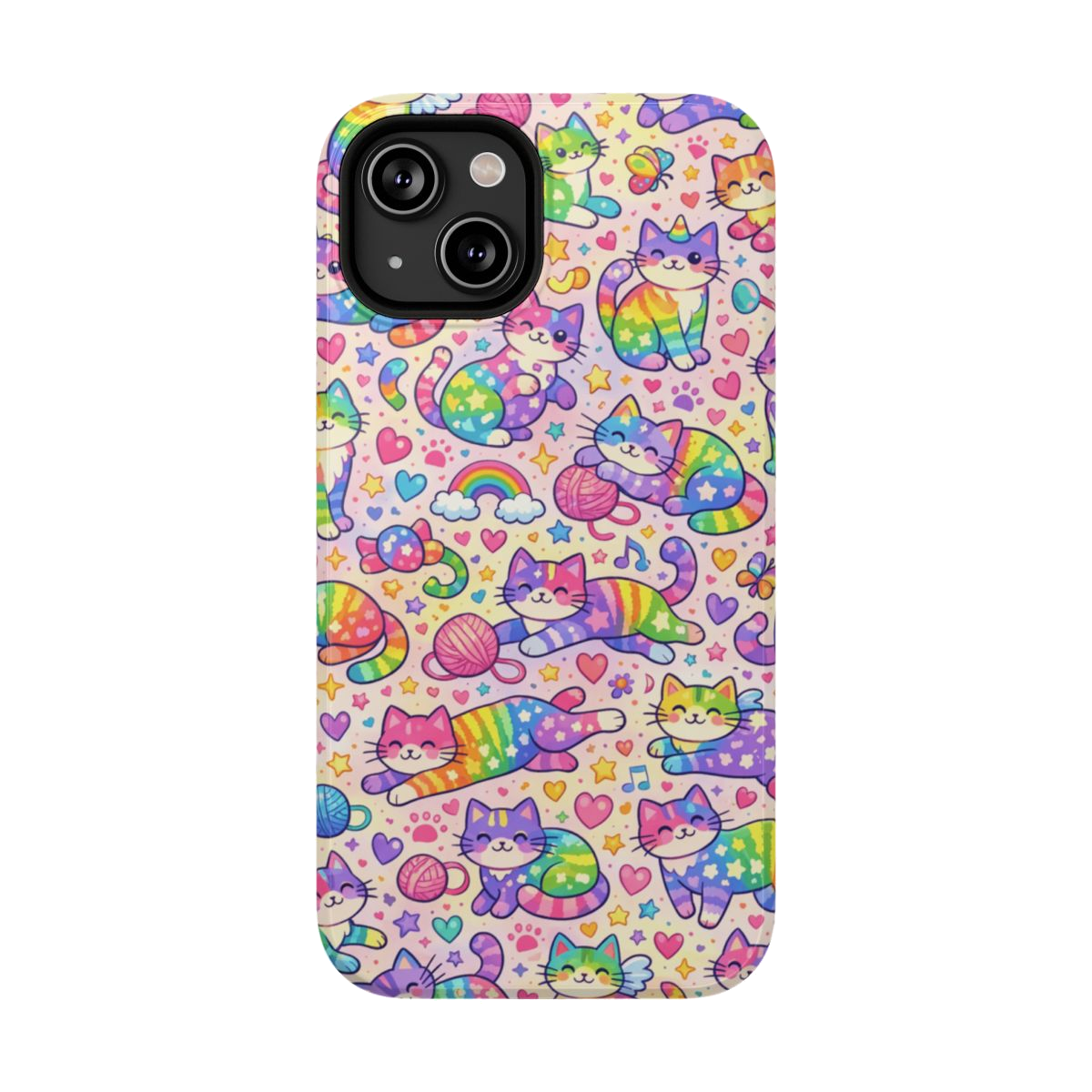 Rainbow Kitties! Phone Case - iPhone 14